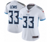 Women's Nike Tennessee Titans #33 Dion Lewis White Vapor Untouchable Limited Player NFL Jersey