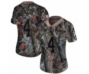 Women's Nike Tennessee Titans #4 Ryan Succop Limited Camo Rush Realtree NFL Jersey