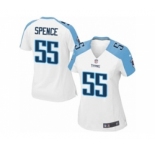 Women's Nike Tennessee Titans #55 Sean Spence Limited White NFL Jersey