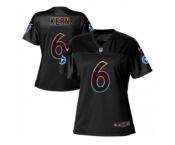 Women's Nike Tennessee Titans #6 Brett Kern Game Black Fashion NFL Jersey
