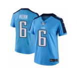 Women's Nike Tennessee Titans #6 Brett Kern Limited Light Blue Rush NFL Jersey