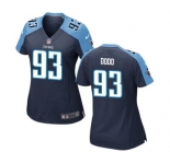 Women's Nike Tennessee Titans #93 Kevin Dodd Navy Blue Alternate NFL Jersey