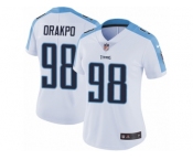 Women's Nike Tennessee Titans #98 Brian Orakpo Vapor Untouchable Limited White NFL Jersey