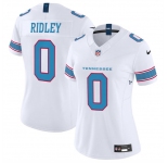 Women's Tennessee Titans #0 Calvin Ridley White 2026 F.U.S.E. Vapor Limited Stitched Football Jersey