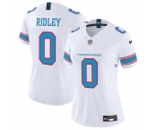 Women's Tennessee Titans #0 Calvin Ridley White 2026 F.U.S.E. Vapor Limited Stitched Football Jersey
