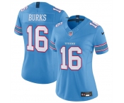Women's Tennessee Titans #16 Treylon Burks Light Blue 2026 F.U.S.E. Vapor Limited Stitched Football Jersey
