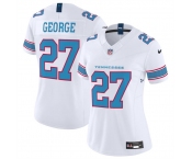 Women's Tennessee Titans #27 Eddie George White 2026 F.U.S.E. Vapor Limited Stitched Football Jersey