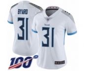 Women's Tennessee Titans #31 Kevin Byard White Vapor Untouchable Limited Player 100th Season Football Jersey