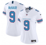 Women's Tennessee Titans #9 Steve McNair White 2026 F.U.S.E. Vapor Limited Stitched Football Jersey