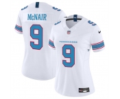 Women's Tennessee Titans #9 Steve McNair White 2026 F.U.S.E. Vapor Limited Stitched Football Jersey
