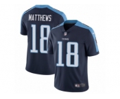 Youth Nike Tennessee Titans #18 Rishard Matthews Vapor Untouchable Limited Navy Blue Alternate NFL Jersey