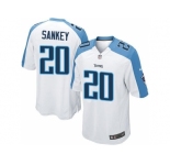 Youth Nike Tennessee Titans #20 Bishop Sankey white Jerseys