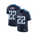 Youth Nike Tennessee Titans #22 Derrick Henry Vapor Untouchable Limited Navy Blue Alternate NFL Jersey