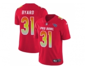 Youth Nike Tennessee Titans #31 Kevin Byard Red Stitched NFL Limited AFC 2018 Pro Bowl Jersey