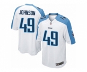 Youth Nike Tennessee Titans #49 Rashad Johnson Limited White NFL Jersey