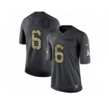 Youth Nike Tennessee Titans #6 Brett Kern Limited Black 2016 Salute to Service NFL Jersey
