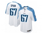 Youth Nike Tennessee Titans #67 Quinton Spain Limited White NFL Jersey