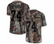 Youth Nike Tennessee Titans #74 Bruce Matthews Limited Camo Rush Realtree NFL Jersey
