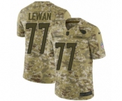 Youth Nike Tennessee Titans #77 Taylor Lewan Limited Camo 2018 Salute to Service NFL Jersey