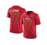 Youth Nike Tennessee Titans #77 Taylor Lewan Limited Red 2017 Pro Bowl NFL Jersey