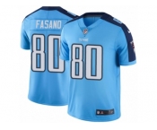 Youth Nike Tennessee Titans #80 Anthony Fasano Limited Light Blue Rush NFL Jersey