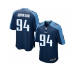 Youth Nike Tennessee Titans #94 Austin Johnson Game Navy Blue Alternate NFL Jersey