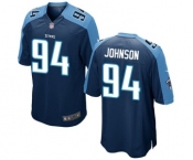 Youth Nike Tennessee Titans #94 Austin Johnson Navy Blue Alternate NFL Jersey