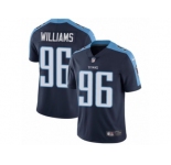 Youth Nike Tennessee Titans #96 Sylvester Williams Vapor Untouchable Limited Navy Blue Alternate NFL Jersey