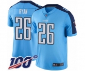 Youth Tennessee Titans #26 Logan Ryan Limited Light Blue Rush Vapor Untouchable 100th Season Football Jersey
