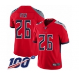 Youth Tennessee Titans #26 Logan Ryan Limited Red Inverted Legend 100th Season Football Jersey