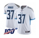 Youth Tennessee Titans #37 Amani Hooker White Vapor Untouchable Limited Player 100th Season Football Jersey