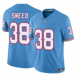 Youth Tennessee Titans #38 L'Jarius Sneed Blue 2024 F.U.S.E. Throwback Vapor Limited Football Stitched Jersey