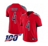 Youth Tennessee Titans #4 Ryan Succop Limited Red Inverted Legend 100th Season Football Jersey
