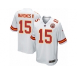 Men's Nike Kansas City Chiefs #15 Patrick Mahomes II Game White NFL Jersey
