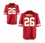 Men's Nike Kansas City Chiefs #26 KeiVarae Russell Game Red Team Color NFL Jersey