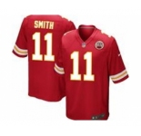 nike nfl jerseys kansas city chiefs #11 smith red[game]