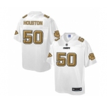 nike nfl jerseys kansas city chiefs #50 houston Pro Line White[game][houston]
