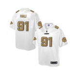 nike nfl jerseys kansas city chiefs #91 hali Pro Line White[game]