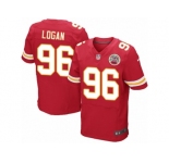 Men Nike Kansas City Chiefs #96 Bennie Logan Elite Red Team Color NFL Jersey