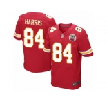 Men's Nike Kansas City Chiefs #84 Demetrius Harris Elite Red Team Color NFL Jersey