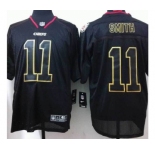 nike nfl jerseys kansas city chiefs #11 smith black[Elite lights out]