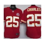 nike nfl jerseys kansas city chiefs #25 charles red[elite]