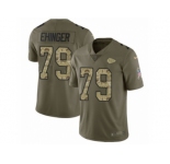 Men Nike Kansas City Chiefs #79 Parker Ehinger Limited Olive Camo 2017 Salute to Service NFL Jersey