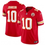 Men’s Kansas City Chiefs #10 Emmett Johnson Red 2026 Draft F.U.S.E. Vapor Untouchable Limited Football Stitched Jersey