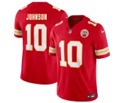 Men’s Kansas City Chiefs #10 Emmett Johnson Red 2026 Draft F.U.S.E. Vapor Untouchable Limited Football Stitched Jersey