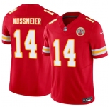 Men’s Kansas City Chiefs #14 Garrett Nussmeier Red 2026 Draft F.U.S.E. Vapor Untouchable Limited Football Stitched Jersey