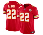 Men’s Kansas City Chiefs #22 Jadon Canady Red 2026 Draft F.U.S.E. Vapor Untouchable Limited Football Stitched Jersey