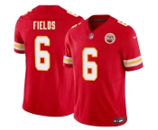 Men’s Kansas City Chiefs #6 Justin Fields Red 2026 F.U.S.E. Vapor Untouchable Limited Football Stitched Jersey