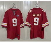 Men’s Kansas City Chiefs #9 Kenneth Walker III Red 2026 Vapor Untouchable Limited Football Stitched Jersey