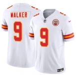 Men’s Kansas City Chiefs #9 Kenneth Walker III White 2026 F.U.S.E. Vapor Untouchable Limited Stitched Football Jersey
